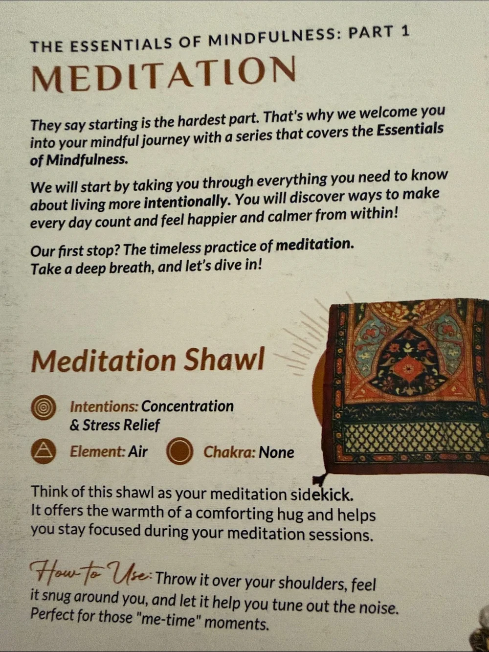 Geometric Medallion meditation Throw Blanket in Red, Navy & Orange -